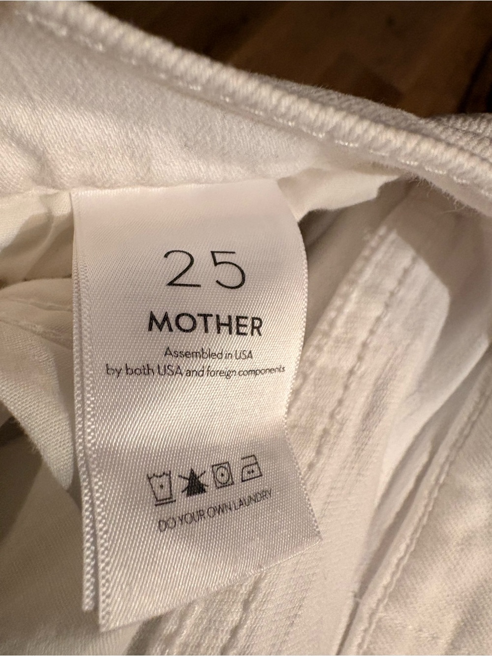 MOTHER SUPERIOR Denim The Ditcher Crop, size 25 - Picture 10 of 15